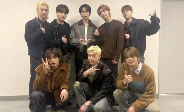 大勢男團Stray Kids。Stray Kids官方X圖片