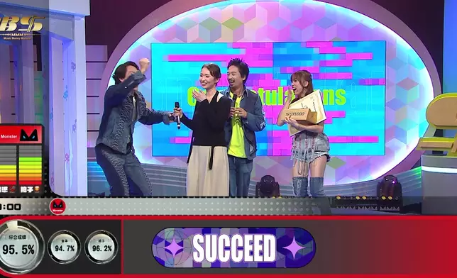 Mani知道自己「得咗喇」之後，一直激動到眼泛淚光。