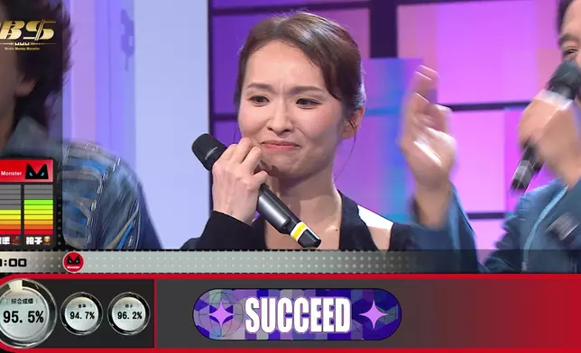 Mani知道自己「得咗喇」之後，一直激動到眼泛淚光。