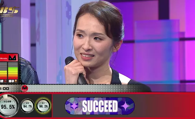 Mani知道自己「得咗喇」之後，一直激動到眼泛淚光。