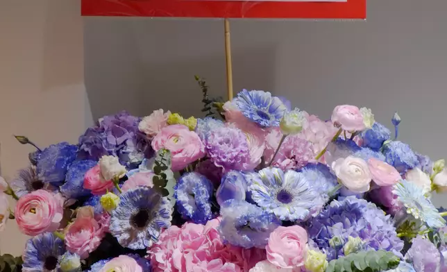 周星馳、劉德華、郭富城及成龍等巨星送花籃祝賀，見證燕姿好人緣！（照片提供: Make Music）