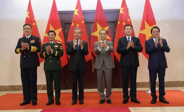 中越外交、國防、公安「3+3」戰略對話機制首次部長級會議星期一(3月16日)在河內舉行。外交部圖片