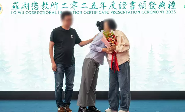 一名在囚人士感謝家人給予的支持和鼓勵。政府新聞處圖片