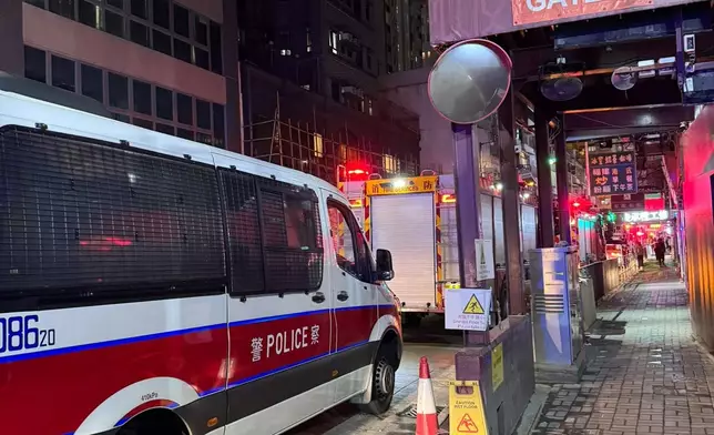 北角明月大廈火警。fb圖片