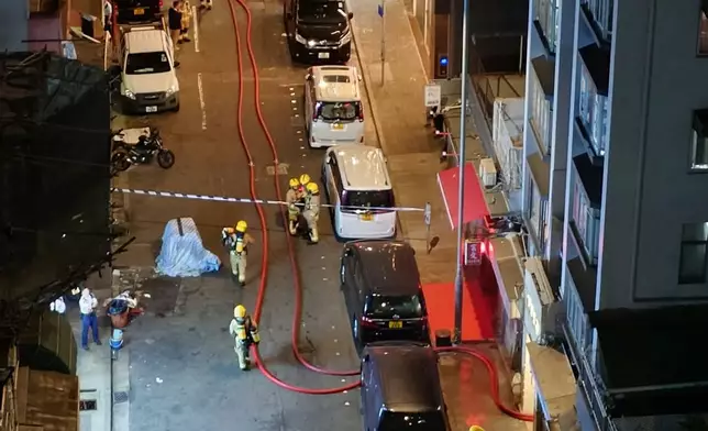 北角明月大廈火警。fb圖片