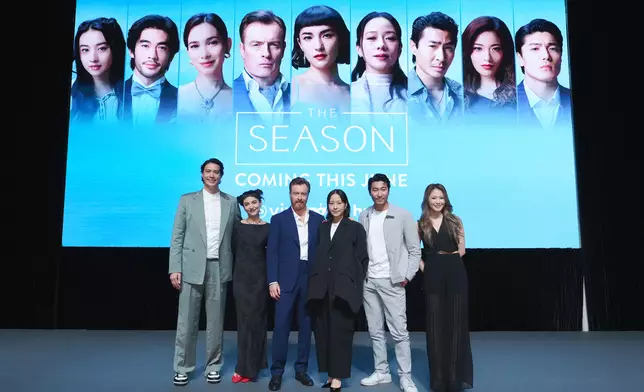 《THE SEASON》劇中主要演員聯同製作人Yalun Tu現身預覽活動。