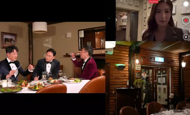 節目組播放了好友胡定欣、林夏薇及林盛斌Bob驚喜片段。