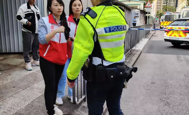 陳穎欣到場了解。