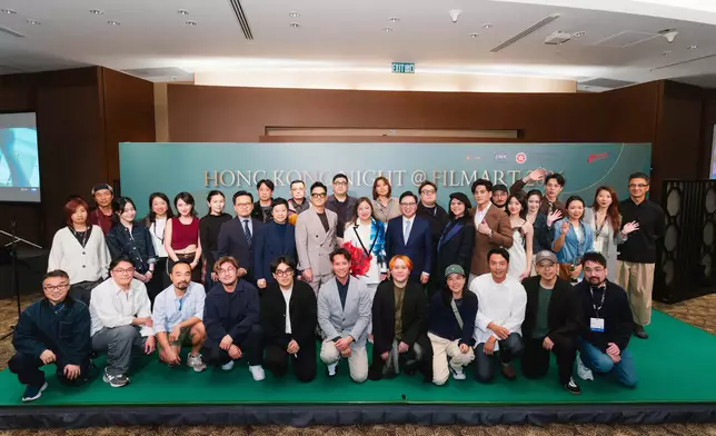 「香港之夜@FILMART 2026」日前圓滿舉行，數百位影視界精英聚首一堂。張家輝、伍允龍、許恩怡、朱鑑然、楊偲泳等現身支持，場面星光熠熠。