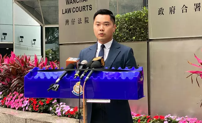 警方東九龍總區科技及財富罪案組第三B隊主管高級督察李泳鋒。