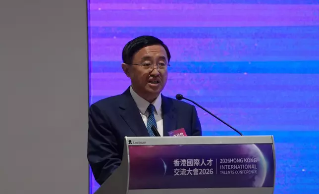 江蘇省人力資源和社會保障廳黨組書記、廳長朱從明 。巴士的報記者攝