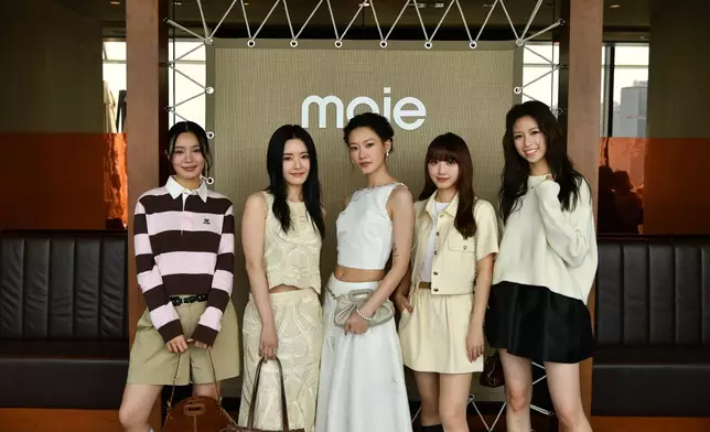 廖子妤（Fish）日前出席時裝品牌Maje活動，同場還有趙君瑜（Angelina）、Elka鄭芷淇@LollyTalk、林千渟及黎紀君（Christy）。