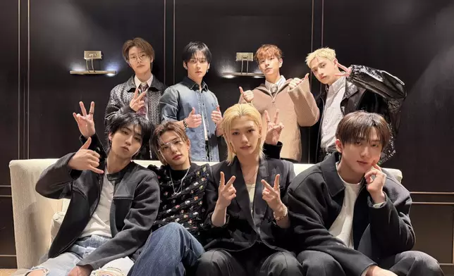 韓國男團Stray Kids。Stray Kids官方X圖片