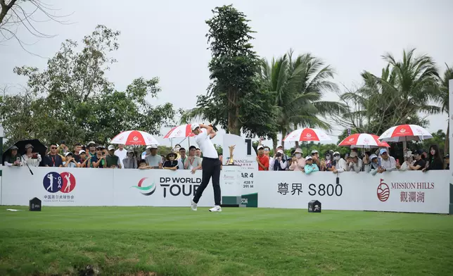 DP World巡迴賽海南高爾夫精英賽在海口觀瀾湖高爾夫球會結束第三輪爭奪