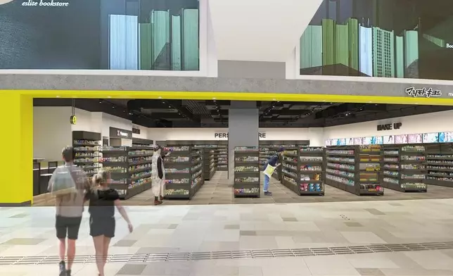 松本清屯門V city店的視覺模擬圖，新店將於本月26日開幕。