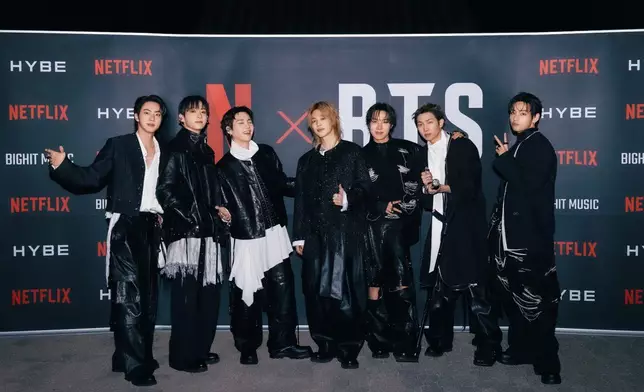防彈少年團（BTS）全員完成兵役後強勢回歸。Netflix圖片