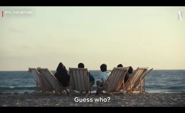 《BTS: The Return》預告。影片截圖