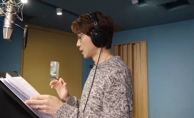 陳湛文笑言壓沉聲線聲演老人家十分好玩。