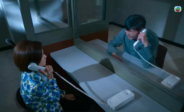 關禮傑與邵美琪在獄中「講數」。