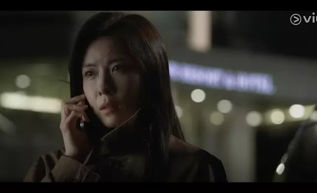 河智苑飾落魄女演員秋尚雅。Viu提供圖片