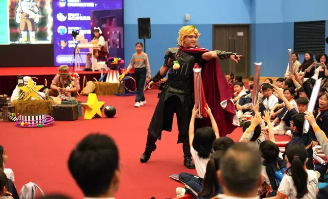 警務處舉辦全新劇目《迷之馬戲團 - 互動禁毒劇場》的校長體驗場