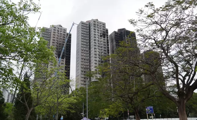 大埔宏福苑。巴士的報記者攝