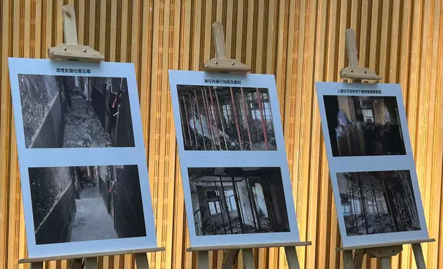 政府星期五（3月27日）公布大埔宏福苑7幢受火樓宇居民返回單位執拾的詳情。巴士的報記者攝