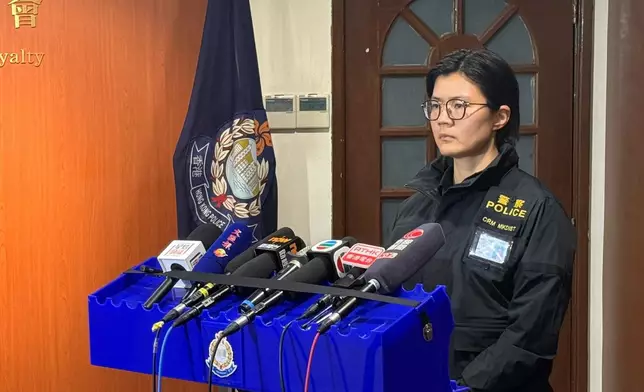 警方旺角警區重案組第二隊主管高級督察黃穎珩。