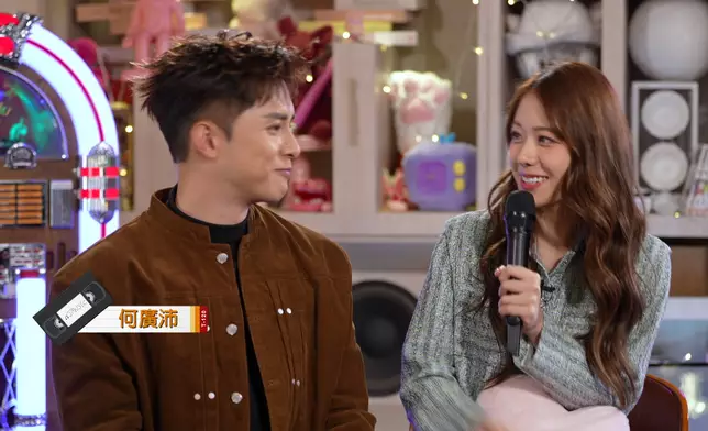 Hilary高興表示：「阿哥，終於來到《J Music》了！」