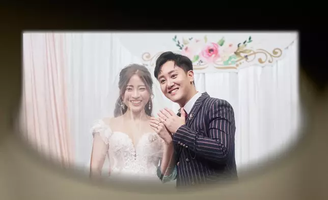 陳旭培與太太的珍貴婚照曝光。