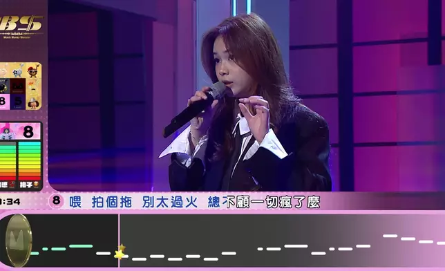 《伸縮自如的愛》唱到任暟晴虛脫，但其實佢唱得相當唔錯。