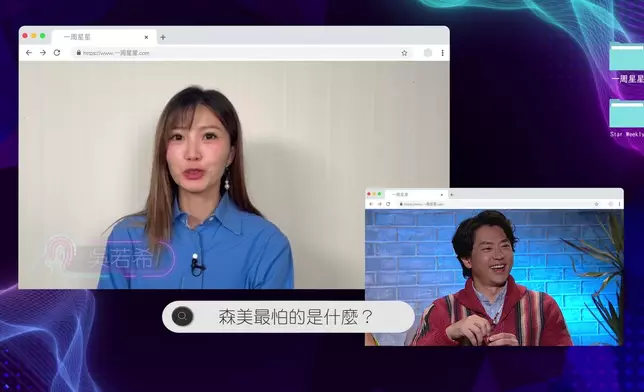 製作組特意邀請了兩位嘉賓的圈中好友吳若希、丁子朗及杜如風，透過影片向他們發出連環提問。