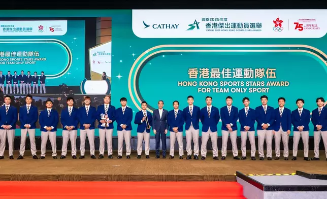 男子手球隊奪得最佳隊伍。港協暨奧委會FB