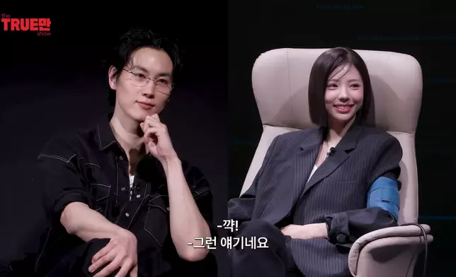 節目出動測謊機進行訪談。影片截圖