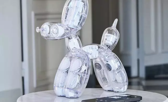 炫彩白色氣球狗燈 AP圖片