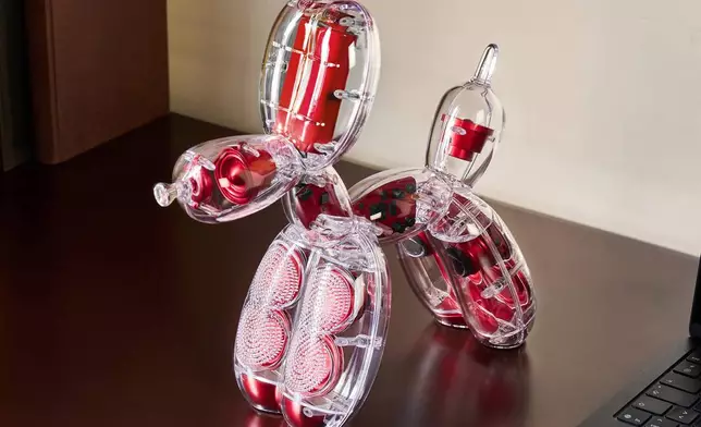 炫彩紅色氣球狗揚聲器 — 360度音效 AP圖片