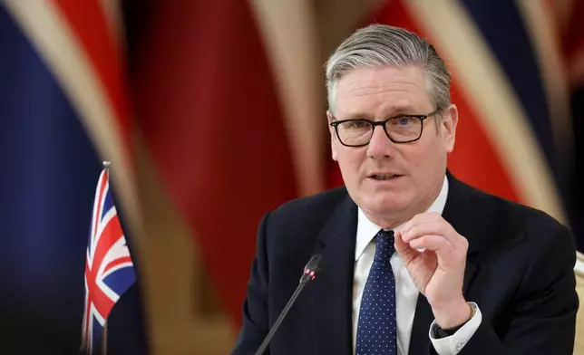 英國政府引述首相施紀賢說， 英國不希望被捲入更大範圍的戰爭。AP資料圖片