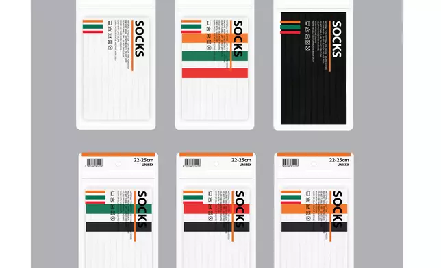 7-Eleven襪子 (三間款/雙間款/白/黑)