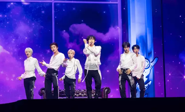 人氣韓國男團NCT WISH早前到澳門舉行個唱。主辦提供圖片