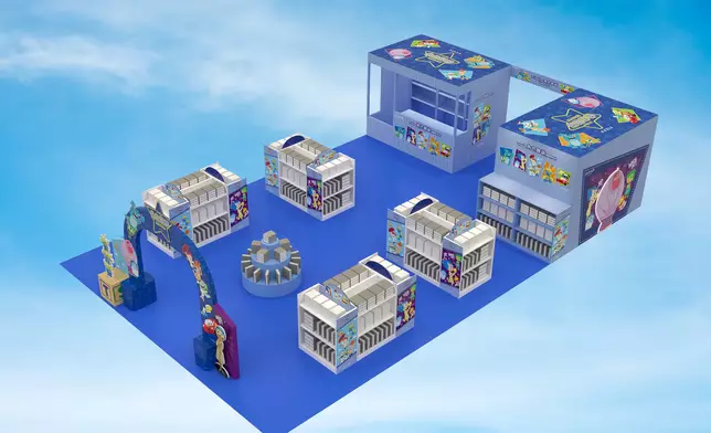 《玩轉腦朋友》歡樂擔當「樂樂」打卡位等您蒞臨尋找快樂泉源人氣角色電影海報打卡位帶您穿梭各大人氣 Pixar 彼思故事