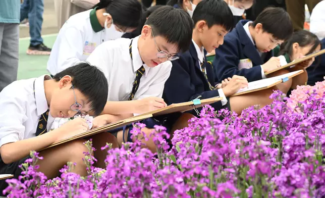 香港花卉展覽今日開幕。政府新聞處圖片