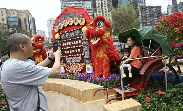 香港花卉展覽今日開幕。政府新聞處圖片