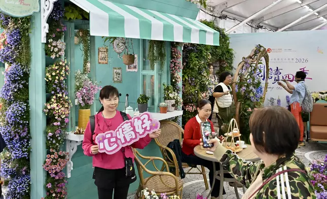 園林造景展現香港特色。政府新聞處圖片