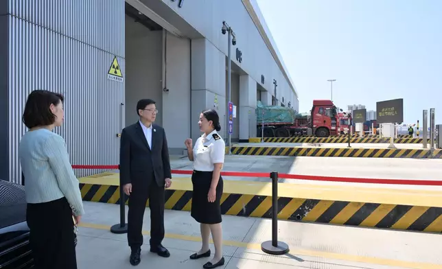 行政長官繼續海南訪問行程。政府新聞處圖片