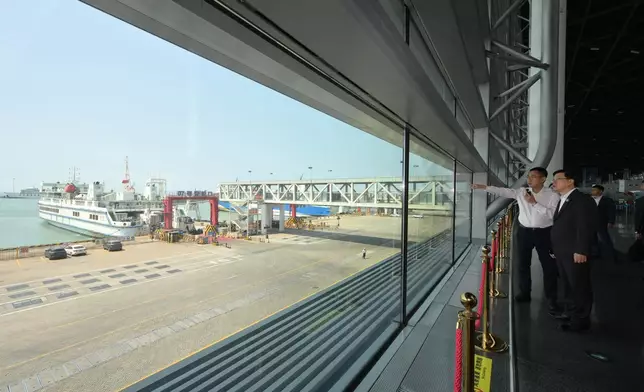 行政長官繼續海南訪問行程。 政府新聞處圖片