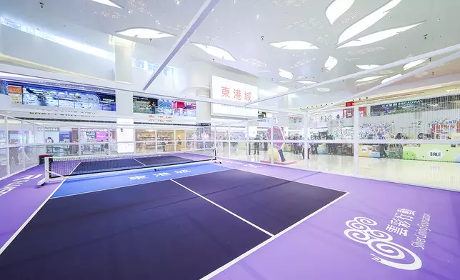 東港城打造標準室內匹克球場館
