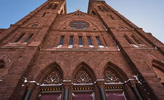 2026年2月24日周二，羅德島州普羅維登斯，聖彼得與聖保羅大教堂，該教堂是普羅維登斯羅馬天主教區的總堂。AP圖片