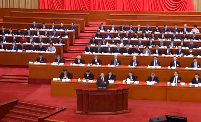 李強：沉著應對勇毅前行　對外有理有力開展經貿鬥爭。央視圖片