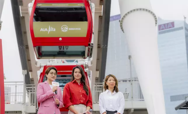 Siobhán、Melissa與Alice分享乘搭香港摩天輪的溫馨回憶。Siobhán表示，與親友共度的時光彌足珍貴，她期待能與親友於「友邦峻宇會尊屬水晶車廂」共享溫馨時刻。