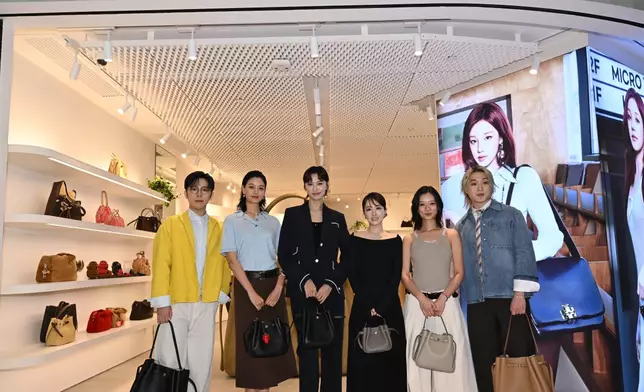 朴寶英與一眾港星出席品牌活動。品牌提供圖片